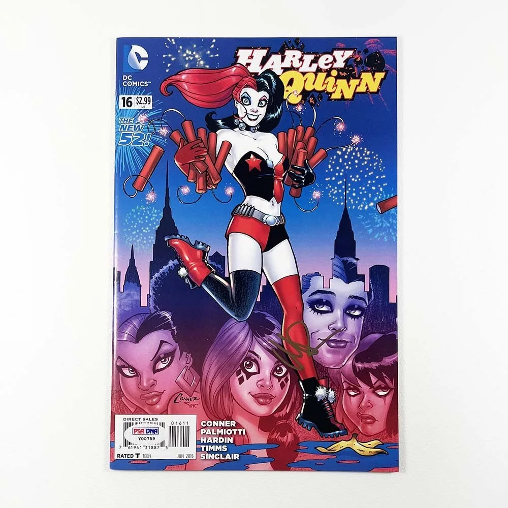 Margot Robbie — Margot Robbie Harley Quinn Barbie Autographed Signed DC Comic PSA/DNA COA