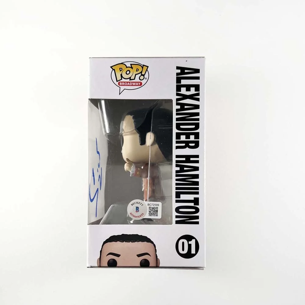 Lin-Manuel Miranda — Lin-Manuel Miranda Hamilton Autographed Signed Funko Pop Beckett BAS COA, image 4