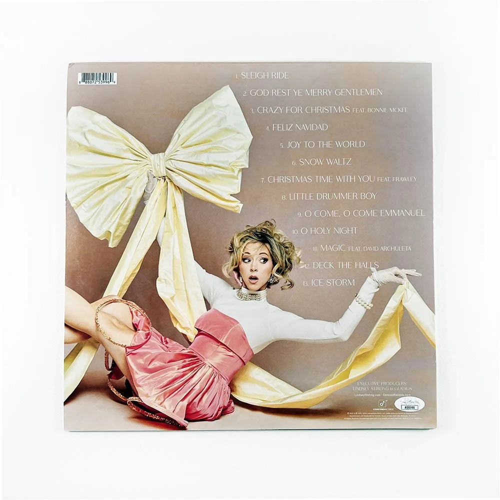 Lindsey Stirling Autographed Signed Album LP Record Certified Authentic JSA COA, image 2