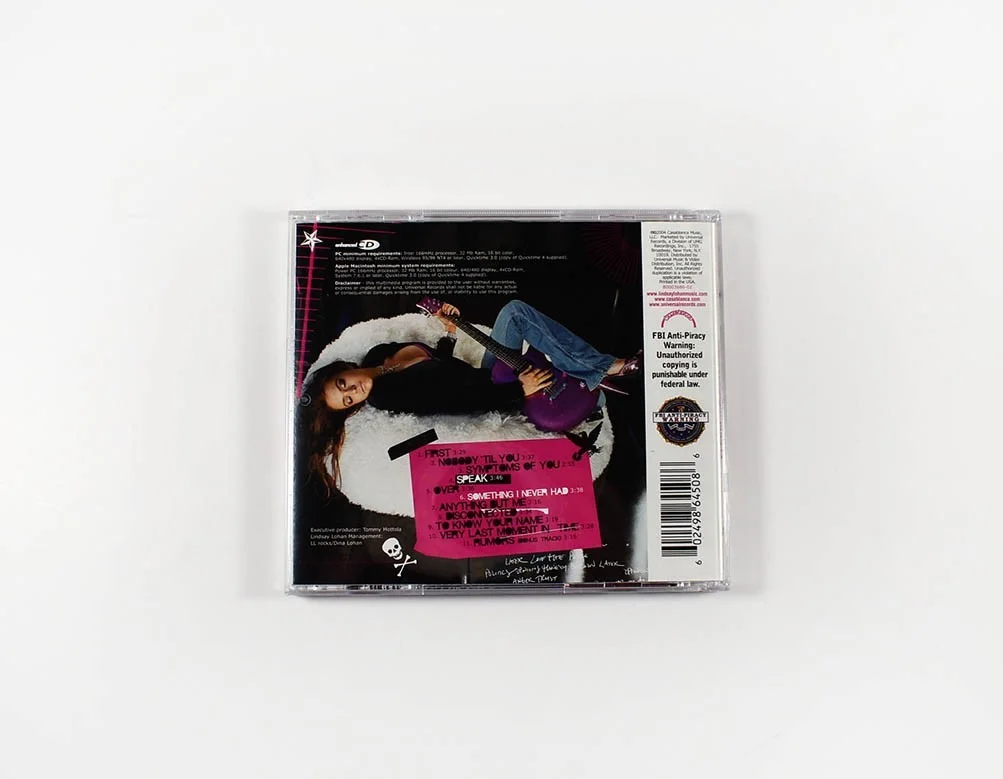 Lindsay Lohan 'Speak' Autographed Signed CD Certified Authentic PSA/DNA, image 3