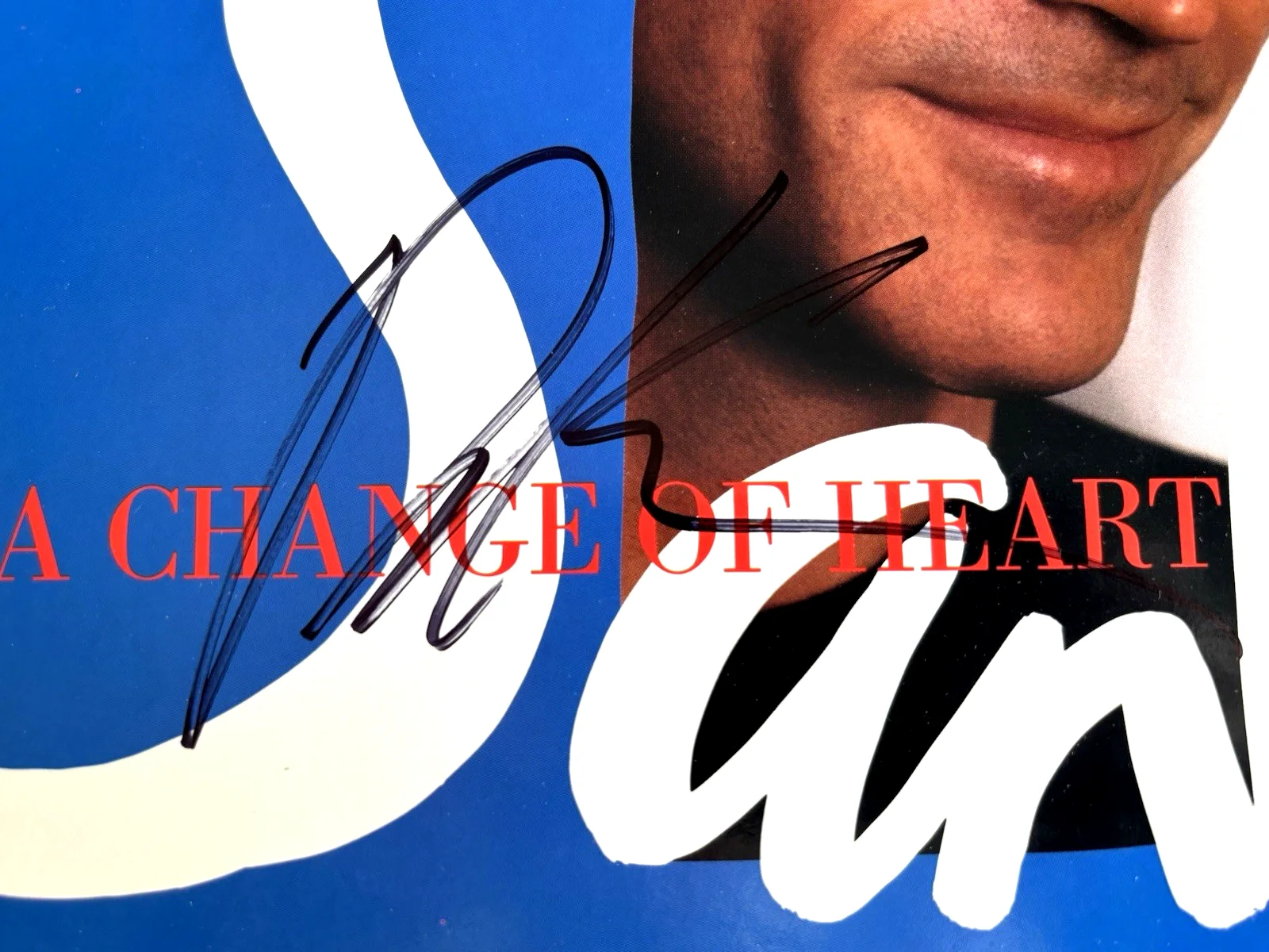DAVID SANBORN Signed CHANGE OF HEART VINYL RECORD LP ALBUM PSA DNA COA Jazz, изображение 3