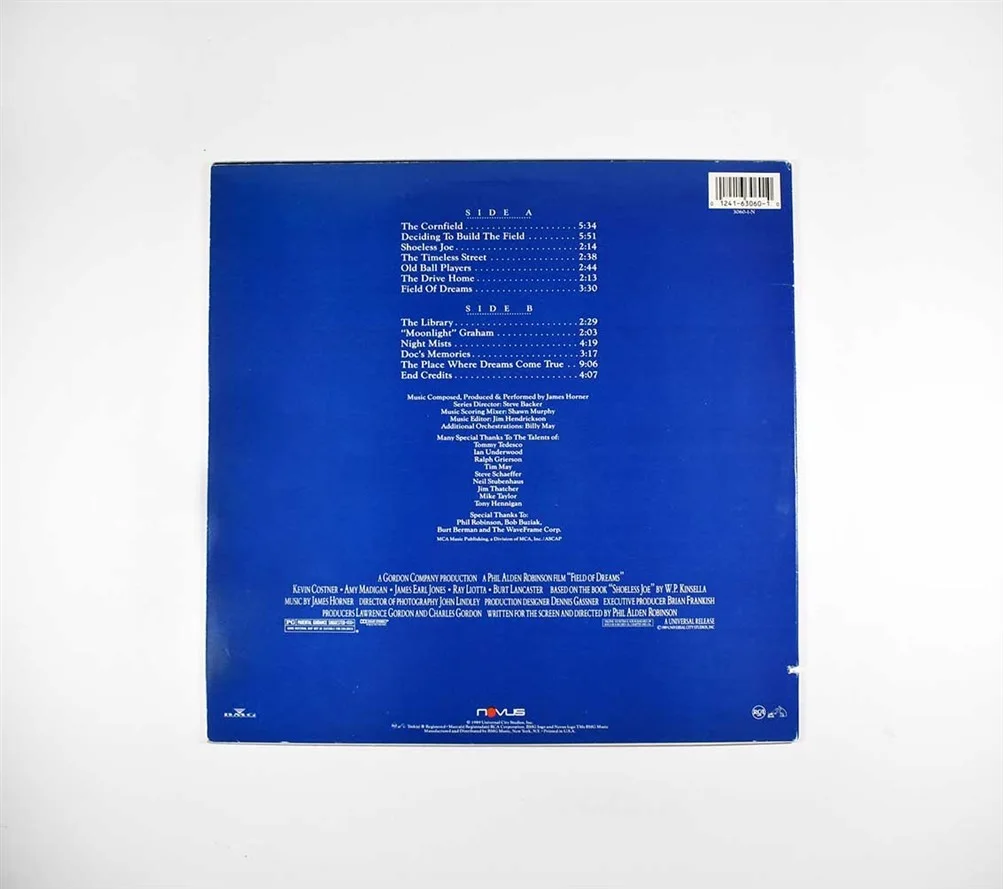 Kevin Costner — Kevin Costner Field of Dreams Soundtrack Vinyl LP Autographed Signed PSA/DNA COA, изображение 2