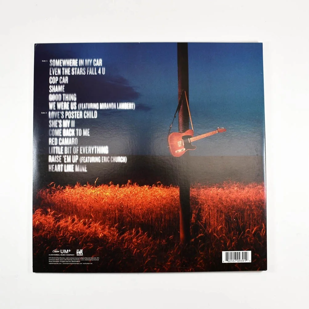 Keith Urban Fuse Autographed Signed Album LP Record Authentic Beckett BAS COA, изображение 2