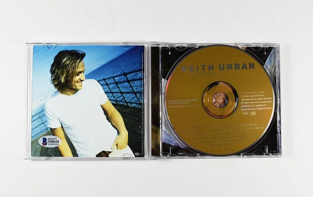 Keith Urban Be Here Autographed Signed CD Certified Authentic Beckett BAS COA, image 3