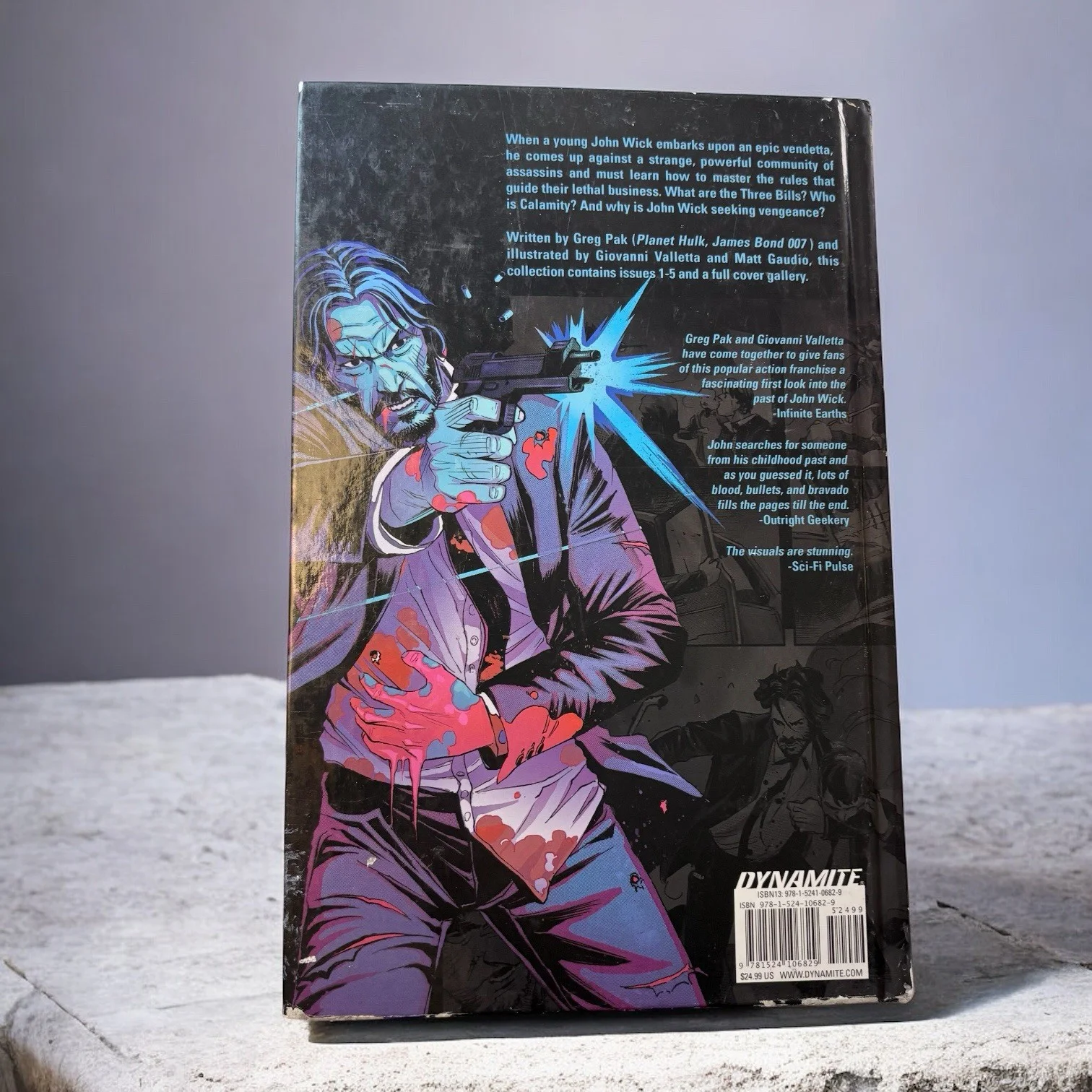 Keanu Reeves — Keanu Reeves Signed John Wick Graphic Novel Hardcover Autograph, image 2