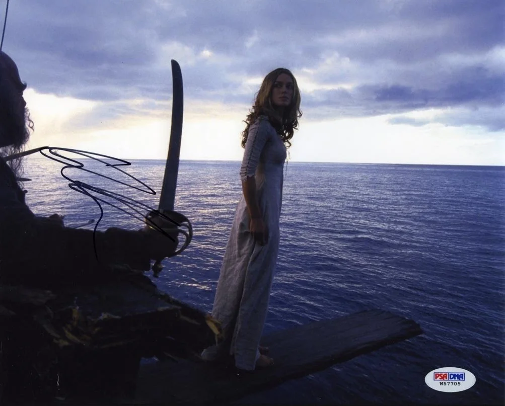 Keira Knightley — Keira Knightley Pirates Autographed Signed 8x10 Photo Certified PSA/DNA COA