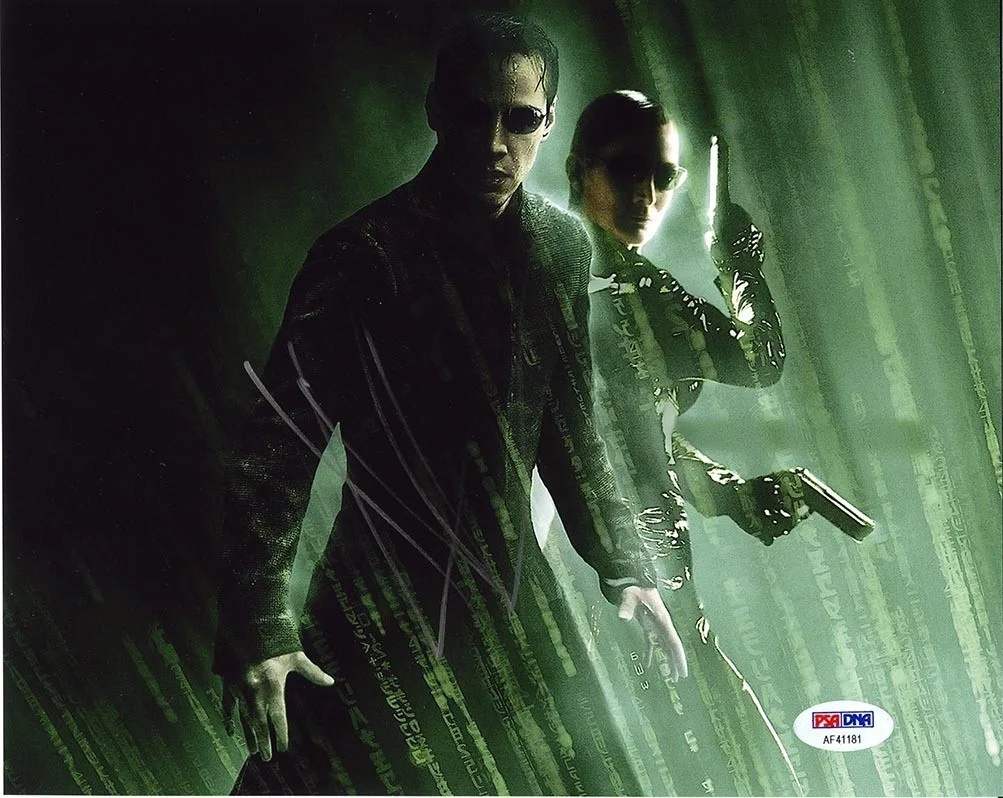 keanu reeves — Keanu Reeves The Matrix Autographed Signed 8x10 Photo PSA/DNA COA