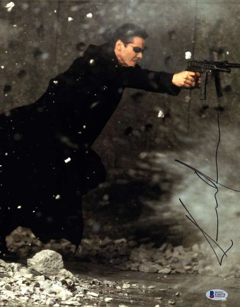keanu reeves — Keanu Reeves Matrix Autographed Signed 11x14 Photo Certified Beckett BAS COA