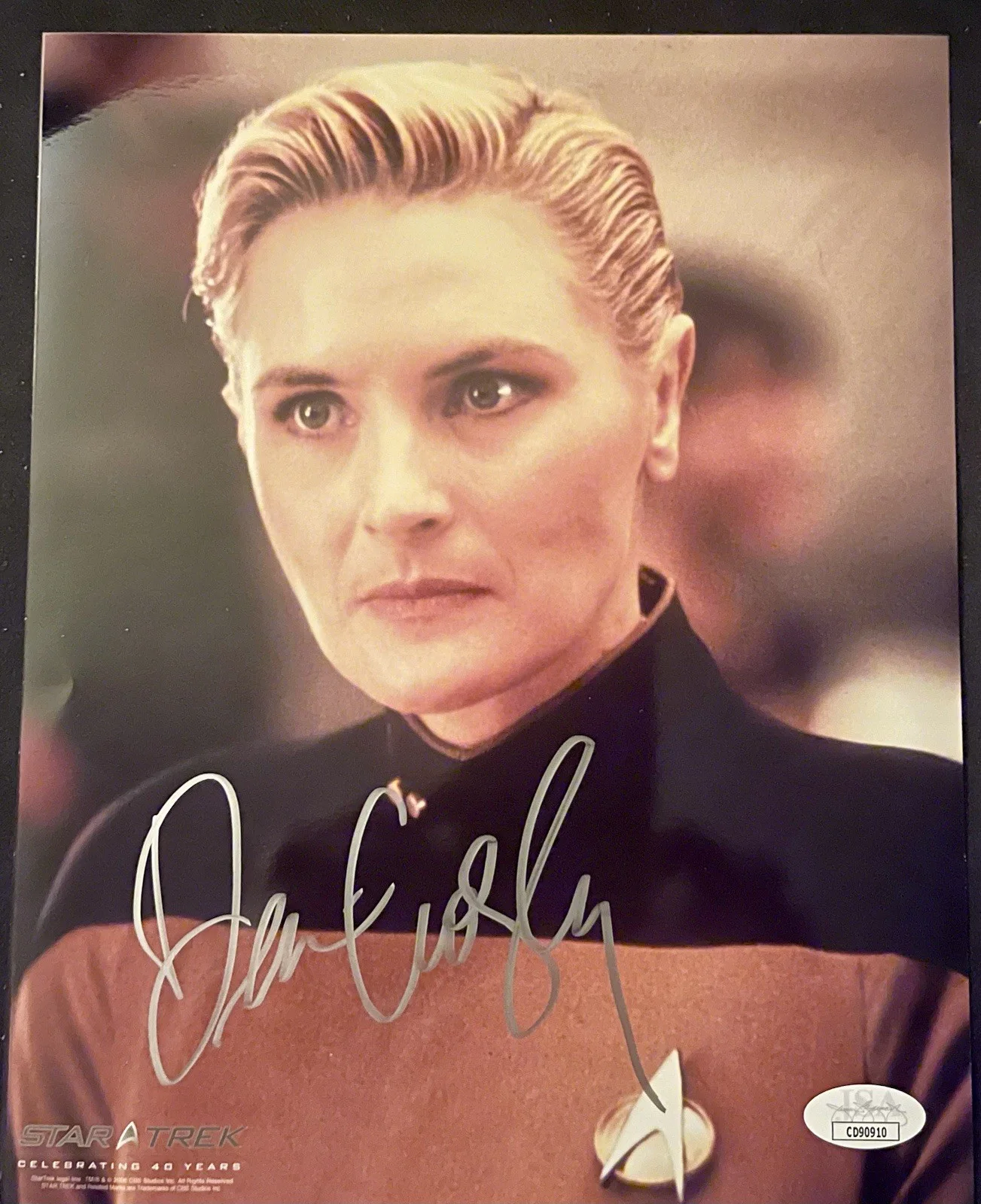 Denise Crosby — Denise Crosby Star Trek The Next Generation- signed Tasha Yar 8x10 photo JSA