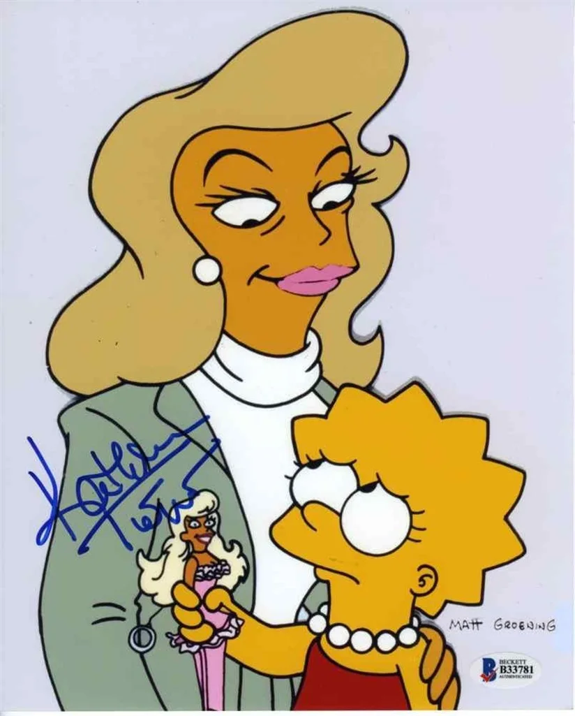 Kathleen Turner — Kathleen Turner Simpsons Autographed Signed 8x10 Photo Certified Beckett BAS COA