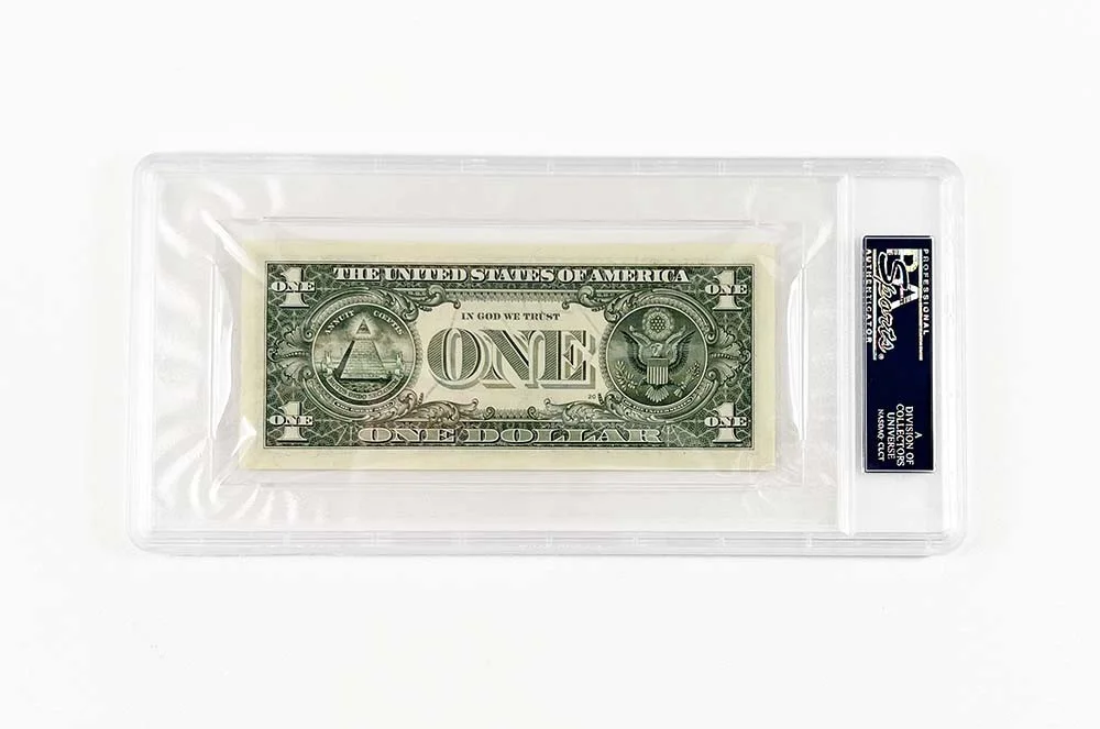 Kate Beckinsale — Kate Beckinsale Autographed Signed Dollar Bill Certified Authentic PSA/DNA COA, image 2