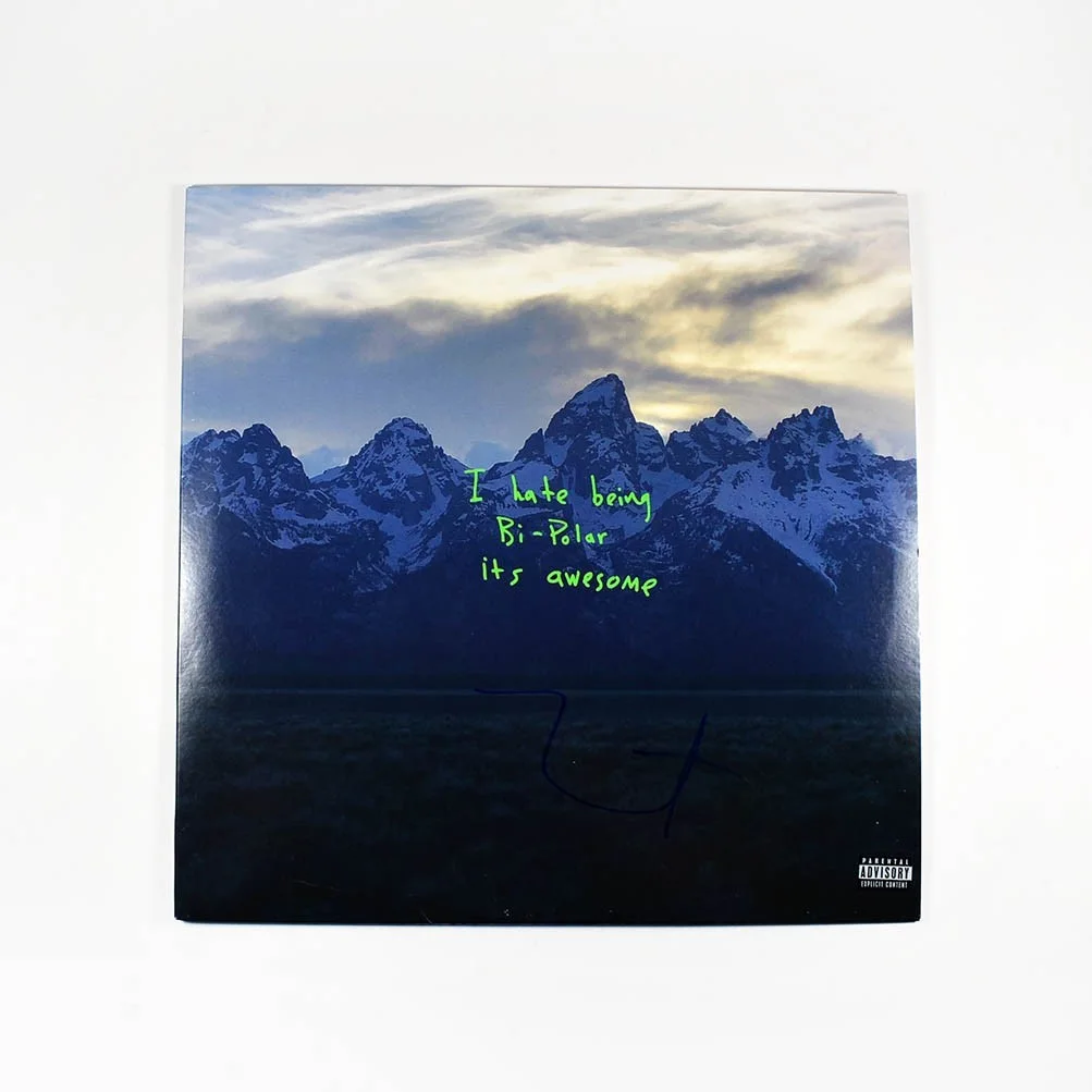 Kanye West Ye Autographed Signed Album LP Record Certified Authentic PSA/DNA COA, изображение 3