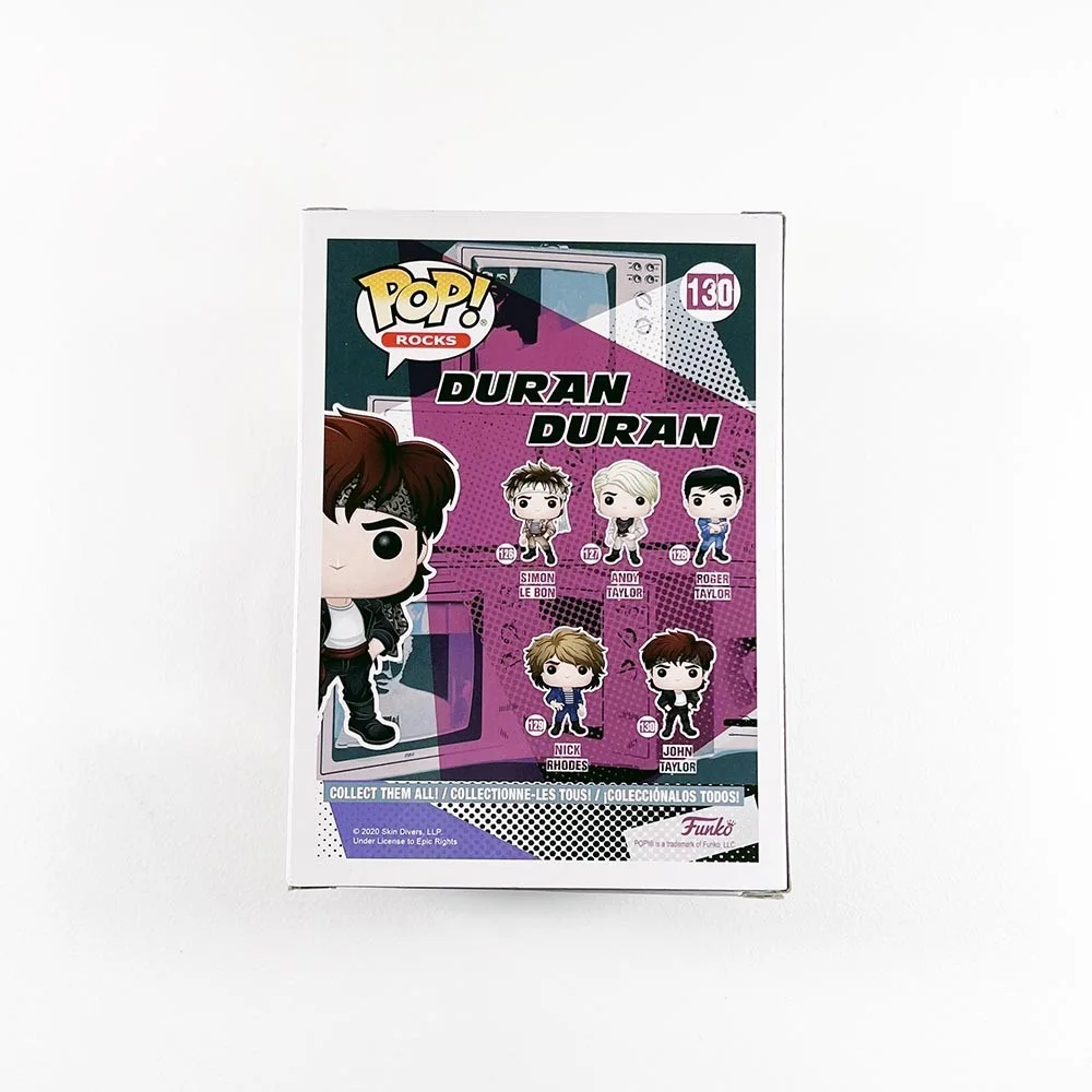 John Taylor Duran Duran Autographed Signed Funko Pop Authentic Beckett BAS COA, изображение 3