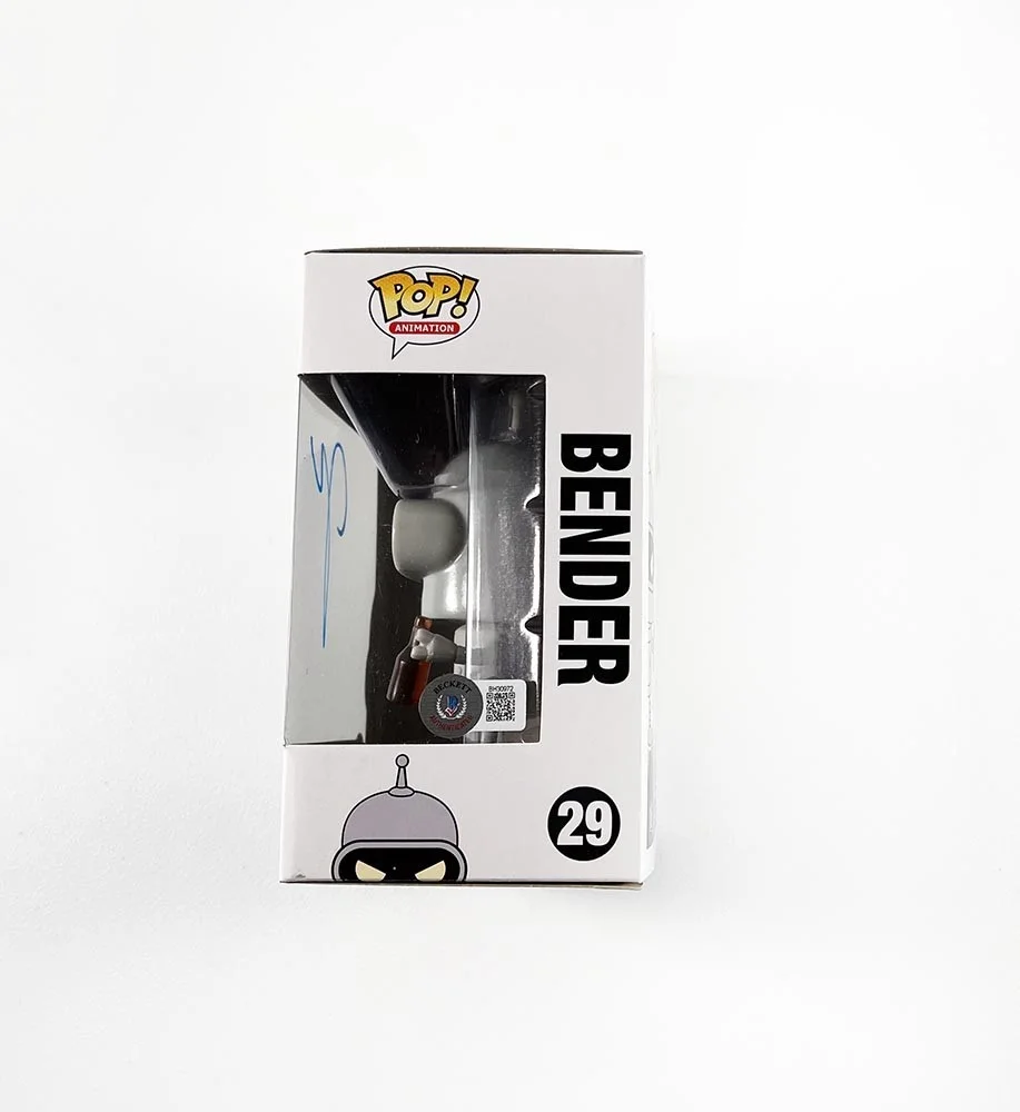 john dimaggio — John DiMaggio Futurama Bender Autographed Signed Funko Pop Authentic BAS COA, image 4