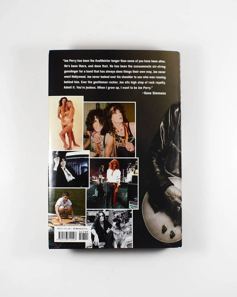 Joe Perry Aerosmith Rocks Autographed Signed Book Authentic Beckett BAS COA, image 3