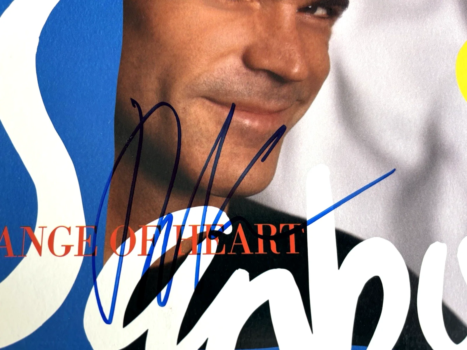 DAVID SANBORN Signed CHANGE OF HEART VINYL RECORD LP ALBUM PSA DNA COA Jazz, изображение 3