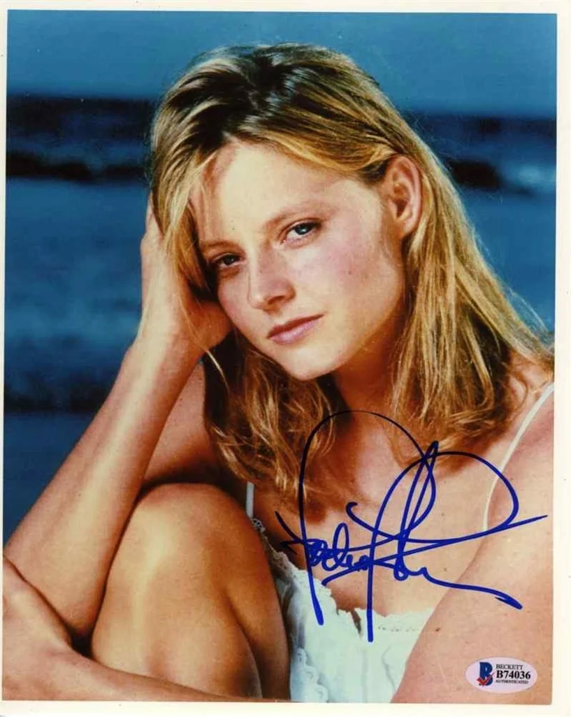 jodie foster — Jodie Foster Young Autographed Signed 8x10 Photo Authentic BAS Beckett COA