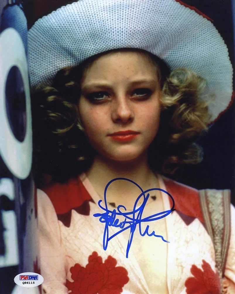jodie foster — Jodie Foster Taxi Driver Autographed Signed 8x10 Photo Certified PSA/DNA COA