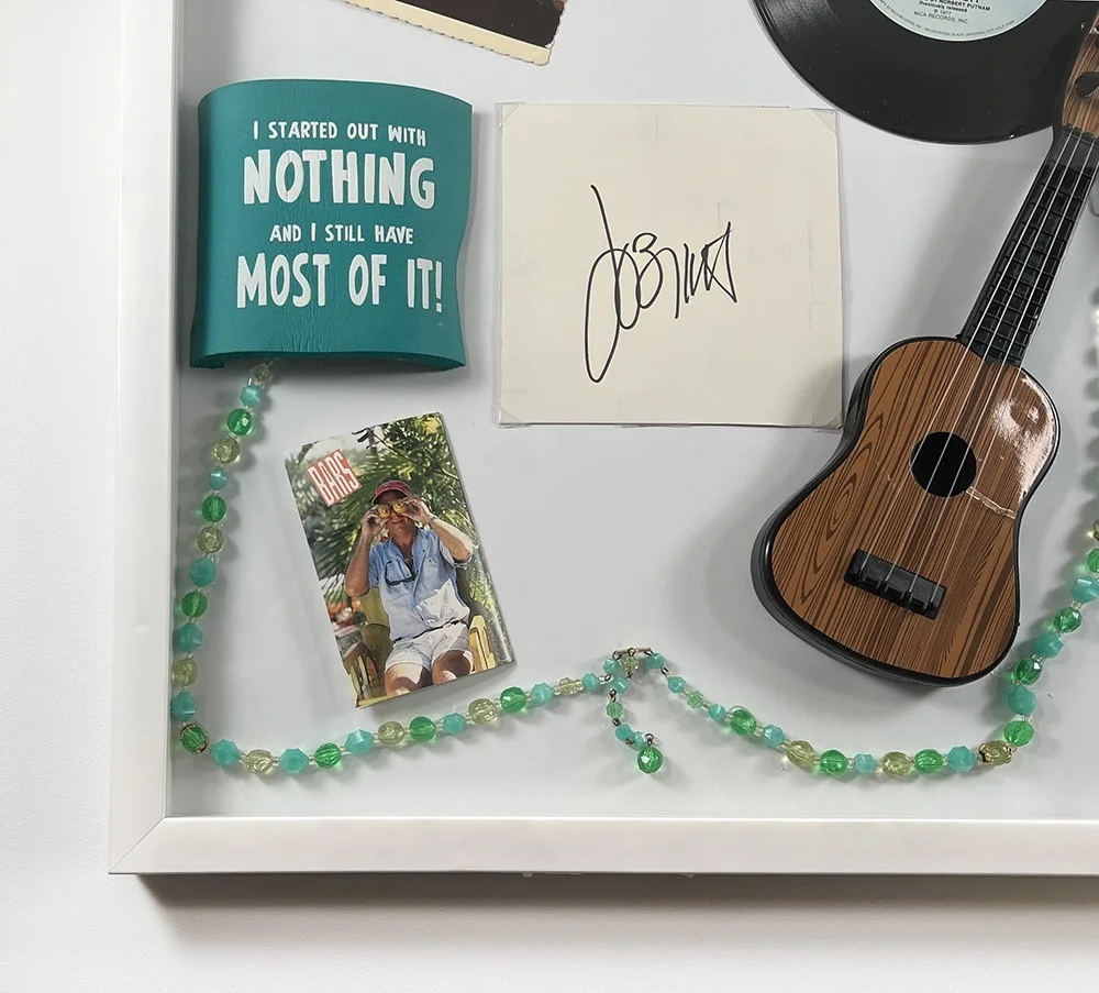 Jimmy Buffett Framed Custom Display Autographed Signed Cut Authentic BAS COA, image 4