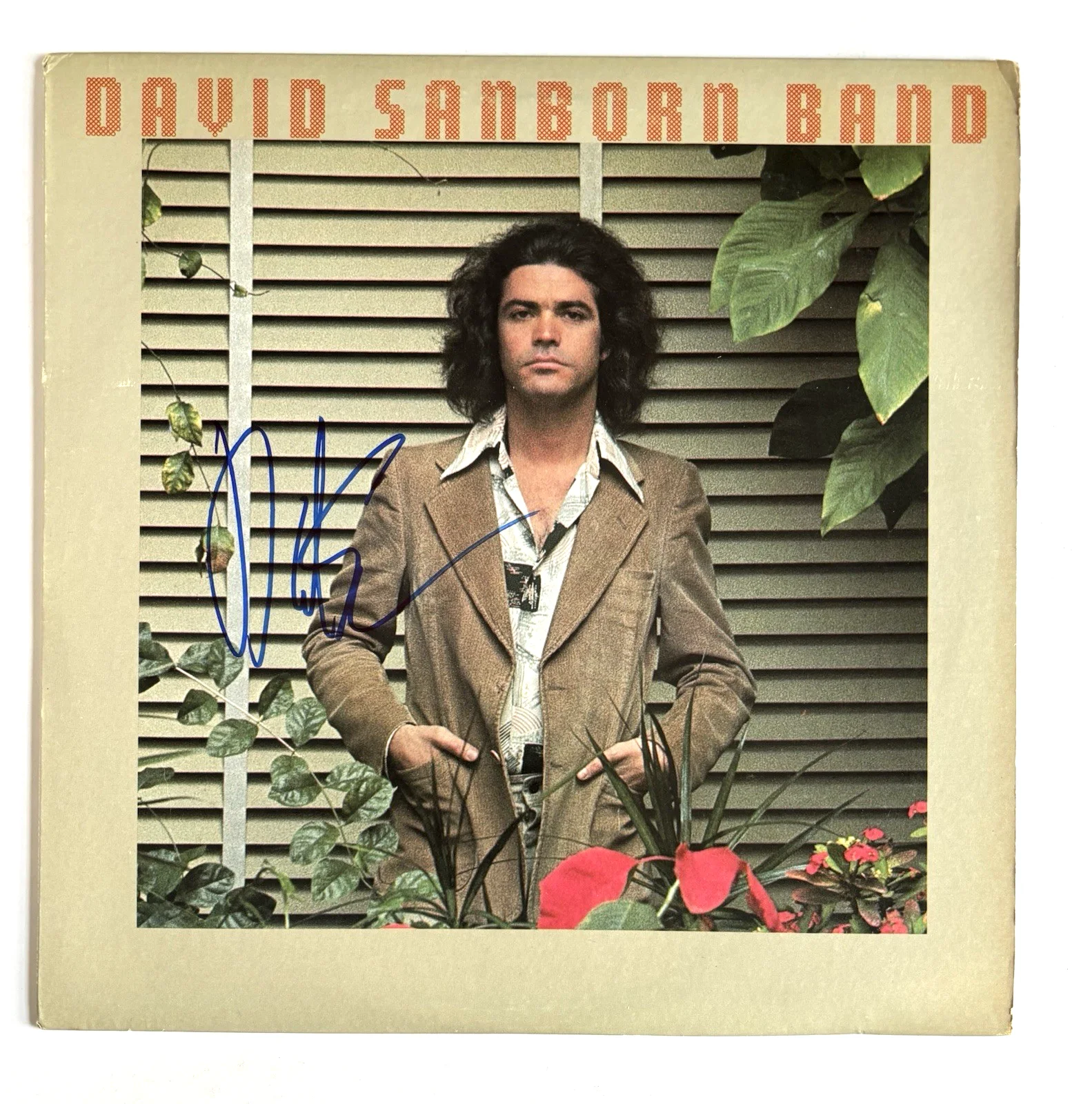 DAVID SANBORN Signed PROMISE ME VINYL RECORD LP ALBUM PSA DNA COA Jazz Saxaphone, изображение 2