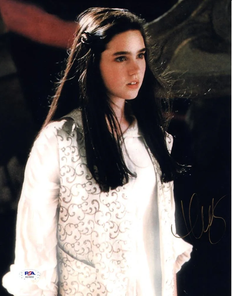 jennifer connelly — Jennifer Connelly Labyrinth Autographed Signed 11x14 Photo Authentic PSA/DNA COA