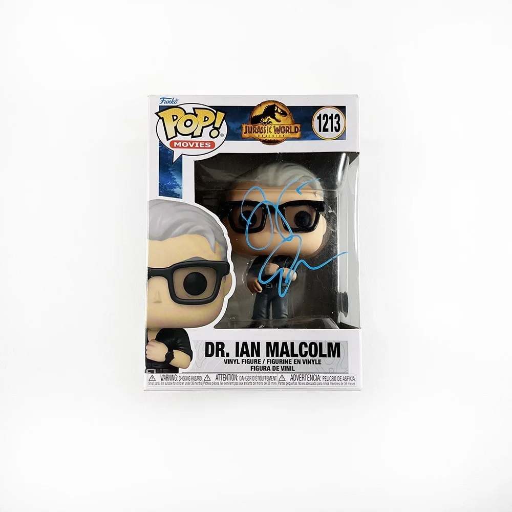 Jeff Goldblum — Jeff Goldblum Jurassic World Autographed Signed Funko Pop Beckett BAS COA