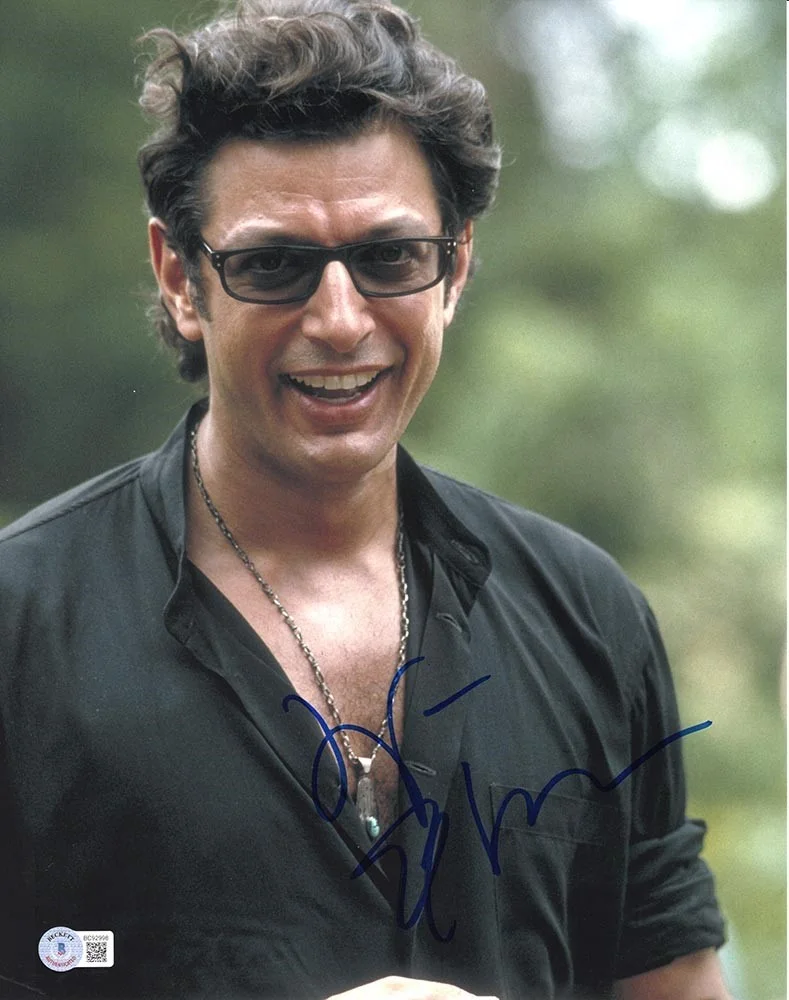 Jeff Goldblum — Jeff Goldblum Jurassic Park Autographed Signed 11x14 Photo Authentic BAS COA