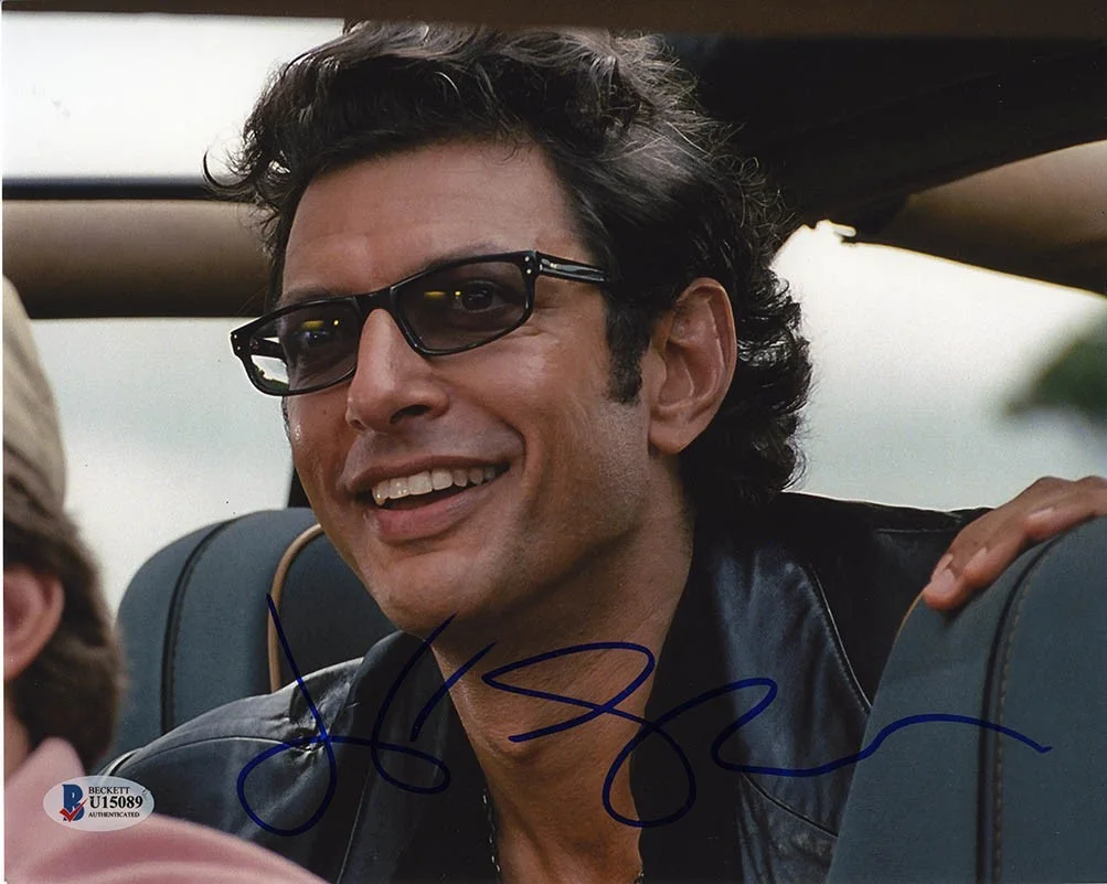 jeff goldblum — Jeff Goldblum Jurassic Park Autographed Signed 8x10 Photo Authentic BAS COA