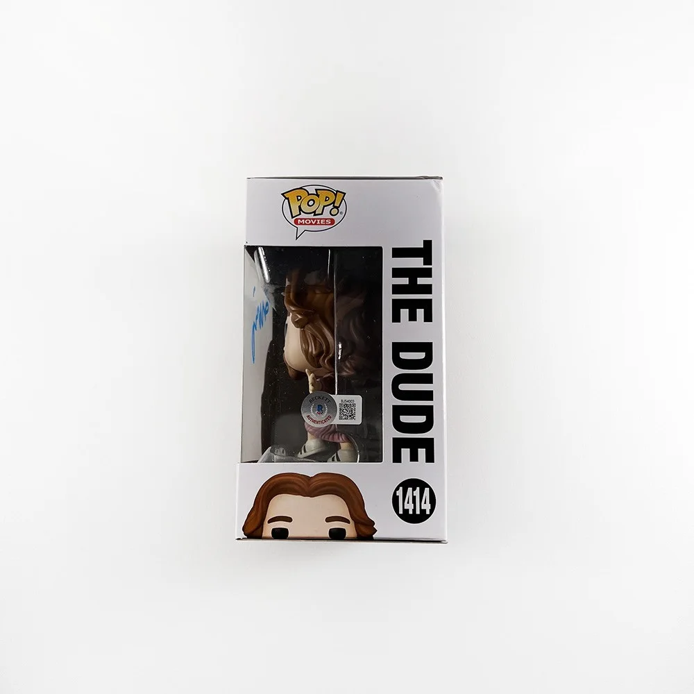 jeff bridges — Jeff Bridges Big Lebowski Autographed Signed Funko Pop Authentic Beckett BAS COA, image 3