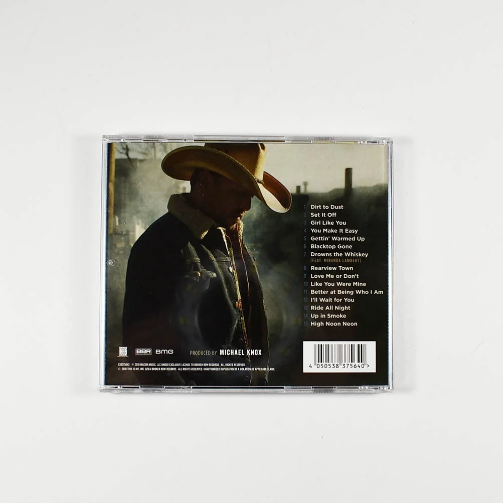 Jason Aldean Rearview Town Autographed Signed CD Authentic Beckett BAS COA, image 2