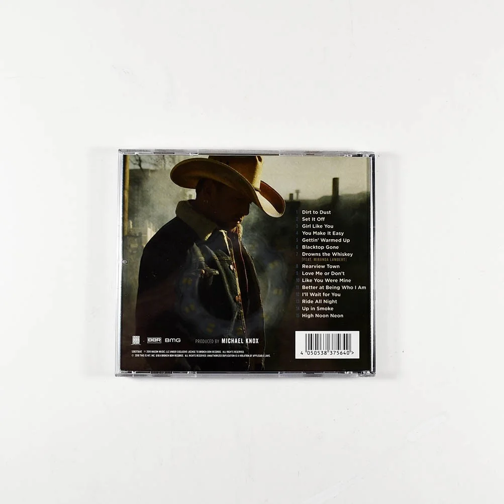 Jason Aldean Rearview Town Autographed Signed CD Authentic Beckett BAS COA, image 3