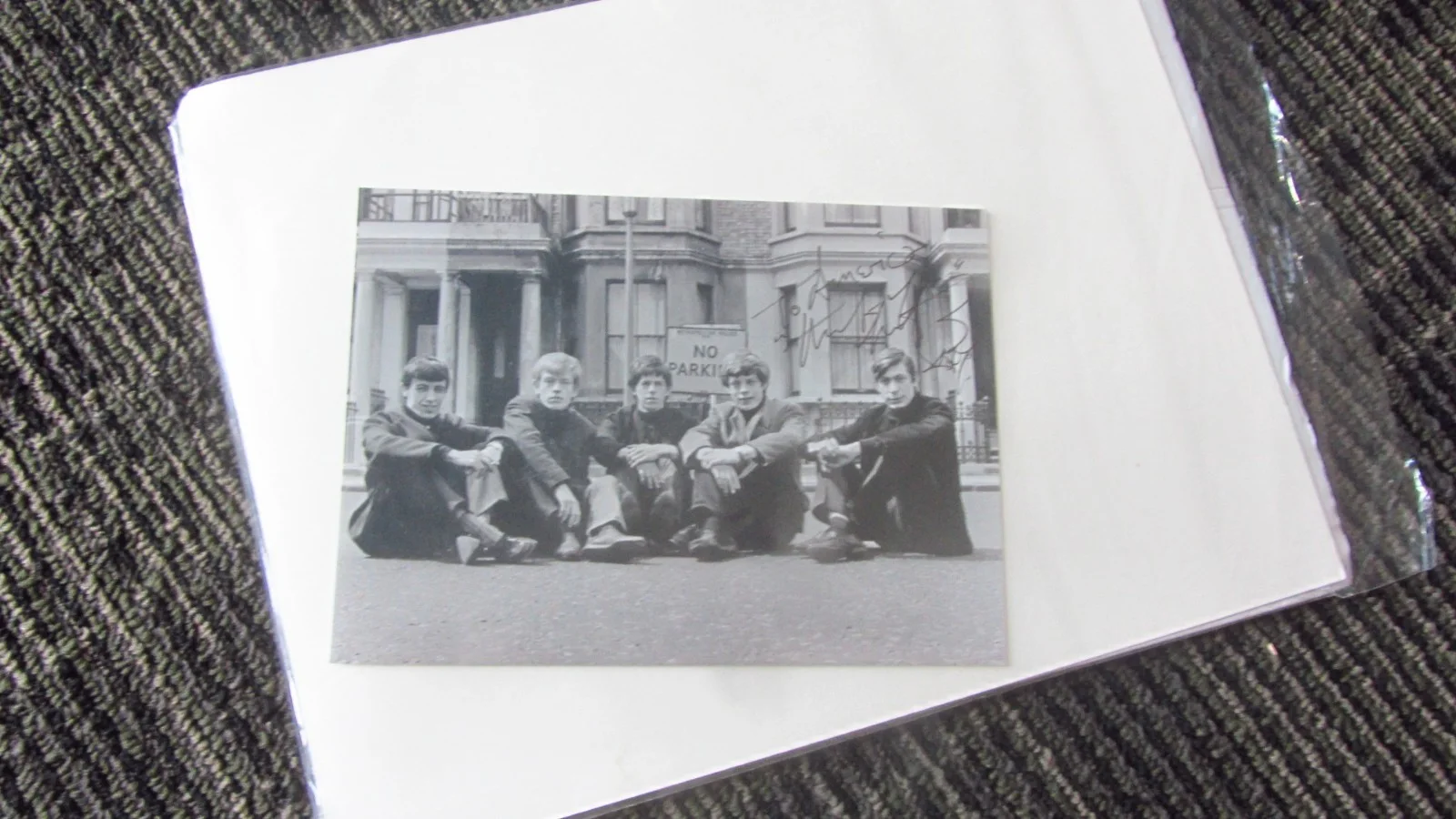 Charlie Boy Watts Rolling Stones Ink Signed Autographed "To America" 5X7 Photo, image 3