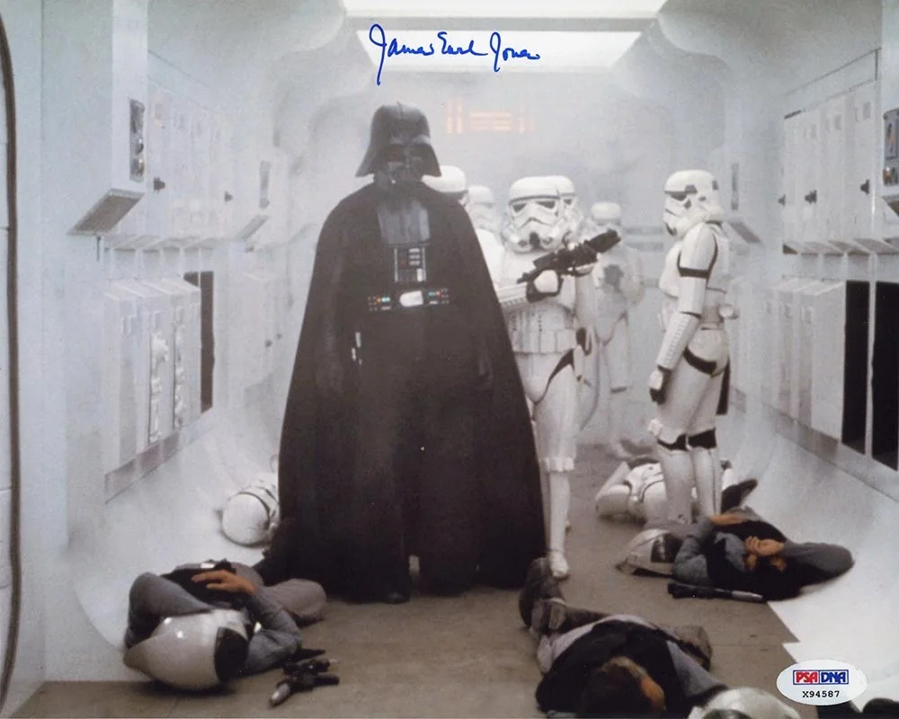 James Earl Jones — James Earl Jones Star Wars Darth Vader Autographed Signed 8x10 Photo PSA/DNA COA