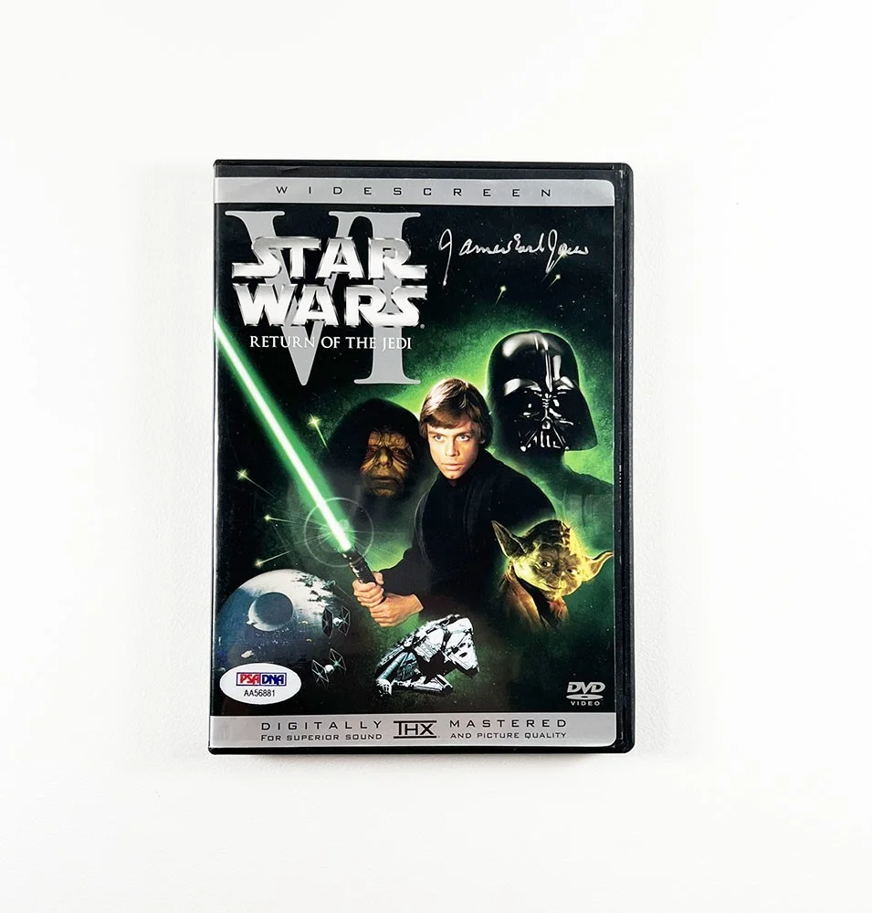 James Earl Jones — James Earl Jones Star Wars Darth Vader Autographed Signed DVD CPSA/DNA COA