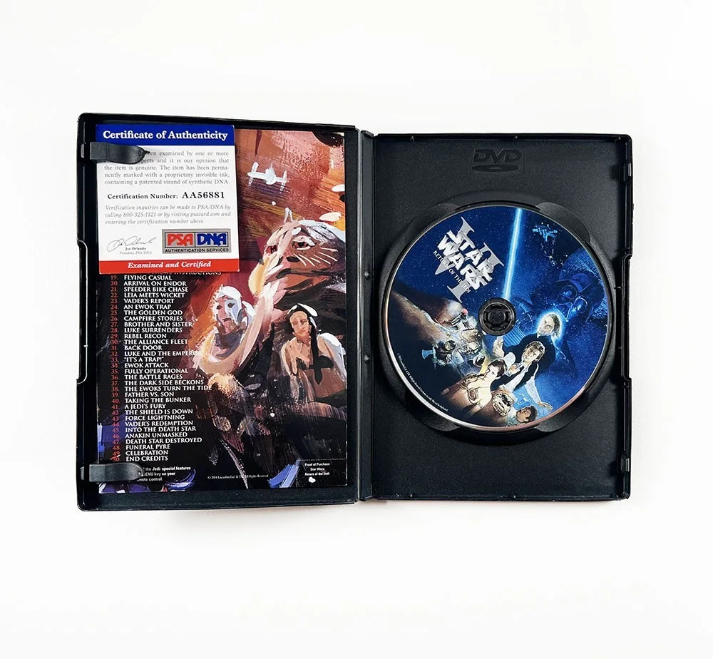 James Earl Jones — James Earl Jones Star Wars Darth Vader Autographed Signed DVD CPSA/DNA COA, изображение 3