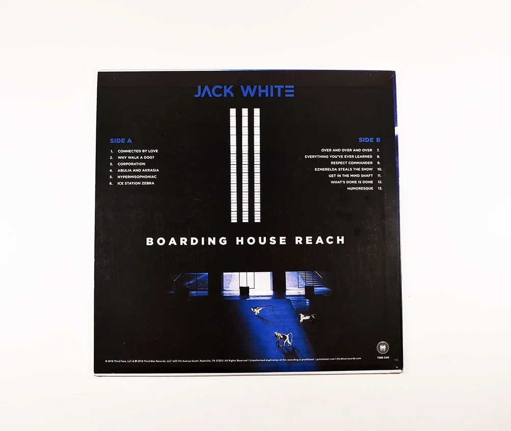 Jack White Stripes Autographed Signed Album LP Record Authentic PSA/DNA COA, image 2
