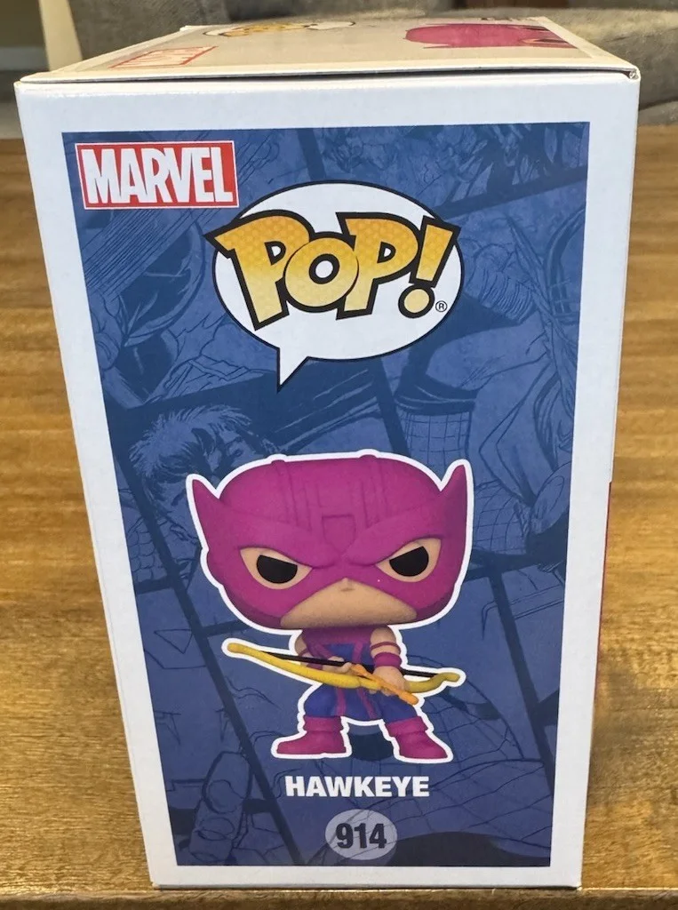 Jeremy Renner — Jeremy Renner Signed Marvel PX Exclusive Hawkeye Funko POP #914 With Beckett COA, image 5
