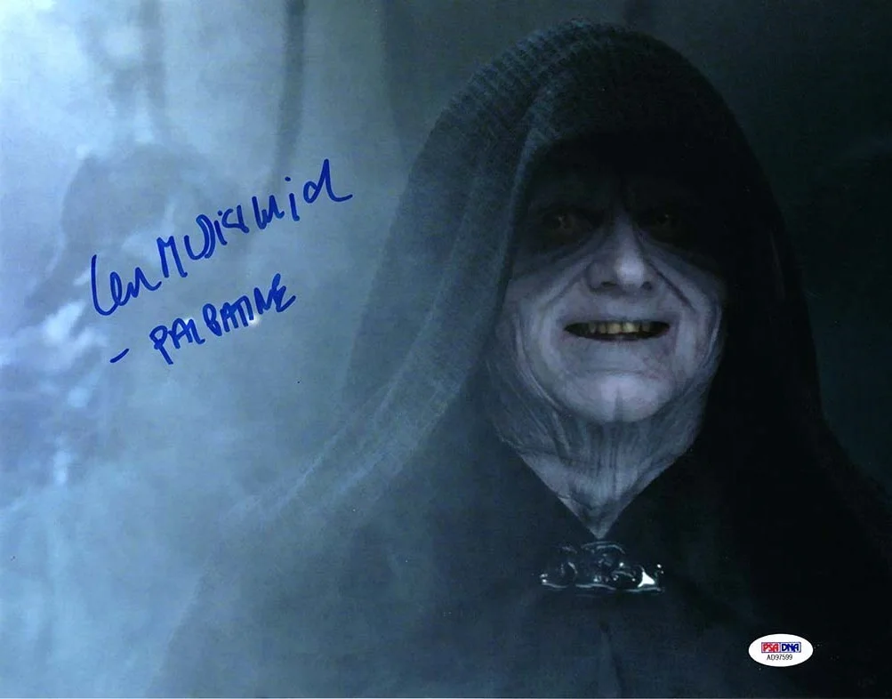 Ian McDiarmid — Ian McDiarmid Star Wars Emperor サイン入り 11x14 写真PSA/DNA CoA
