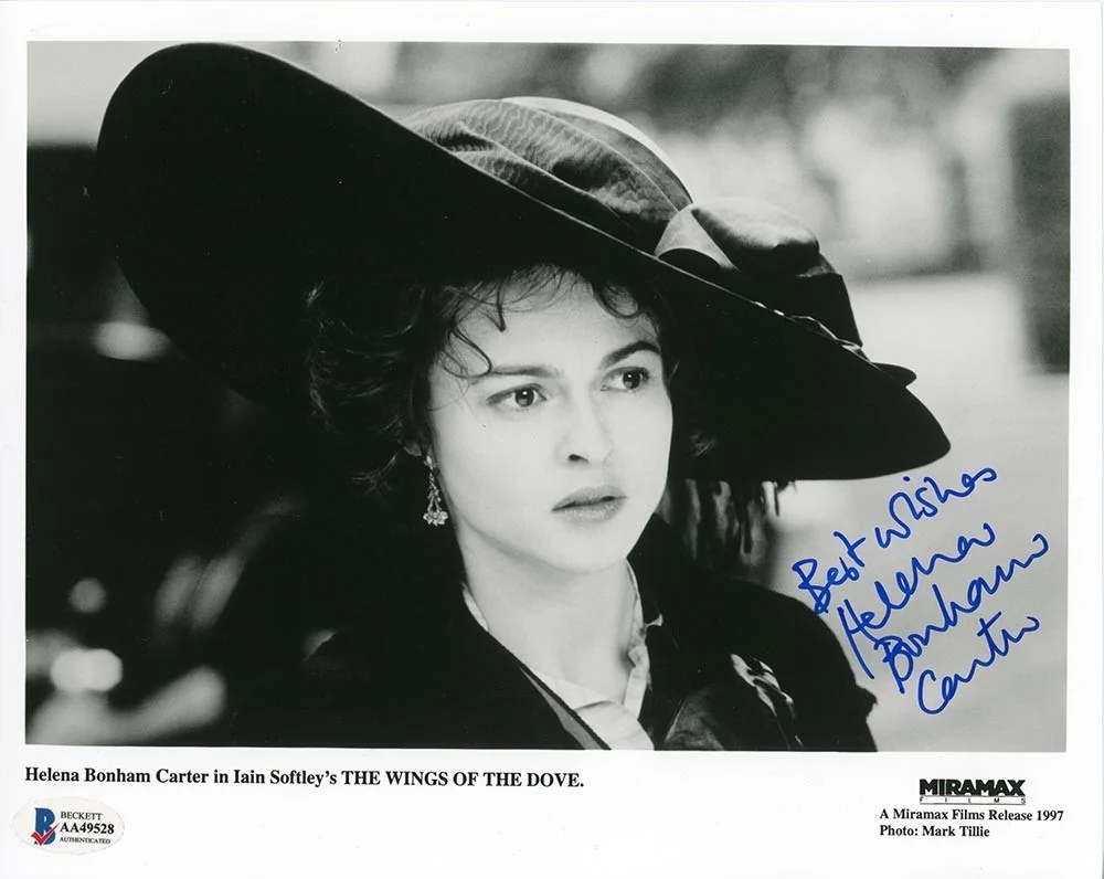 Helena Bonham Carter — Helena Bonham Carter Vintage Autographed Signed 8x10 Photo Authentic BAS COA