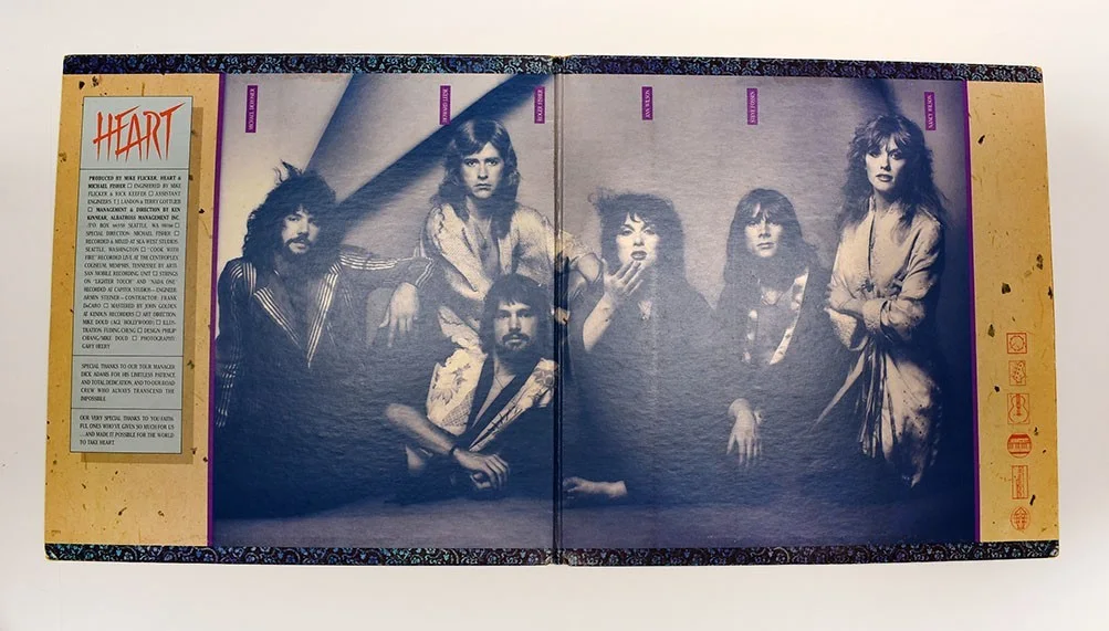 Heart Dog and Butterfly By 6 Autographed Signed Album LP Record PSA/DNA COA, изображение 2