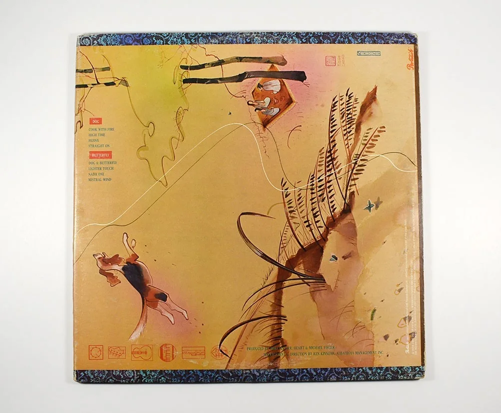 Heart Dog and Butterfly By 6 Autographed Signed Album LP Record PSA/DNA COA, изображение 3