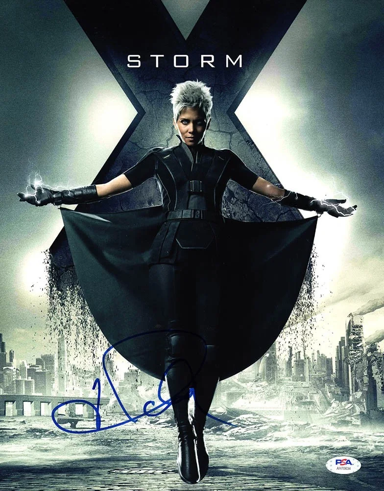 halle berry — Halle Berry X-Men Storm Autographed Signed 11x14 Photo Authentic PSA/DNA COA