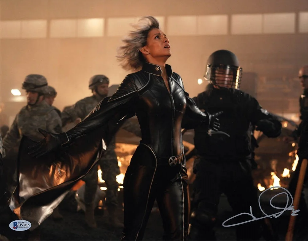 halle berry — Halle Berry X-Men Storm Autographed Signed 11x14 Photo Beckett BAS COA