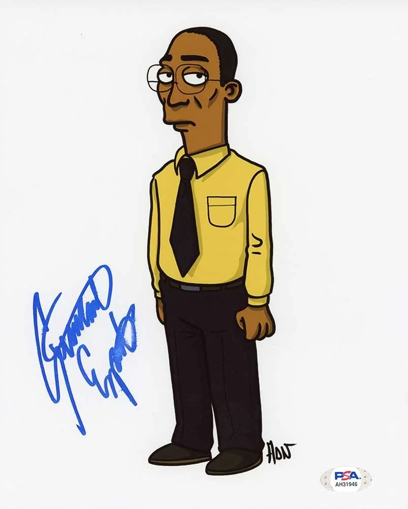Giancarlo Esposito — Giancarlo Esposito Breaking Bad Simpsons Autographed Signed 8x10 Photo PSA/DNA
