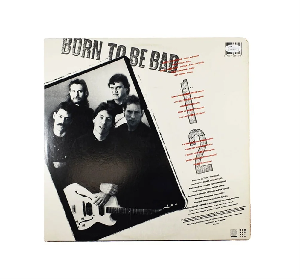 George Thorogood Born to be Bad Autographed Signed Album LP Record JSA COA, image 2