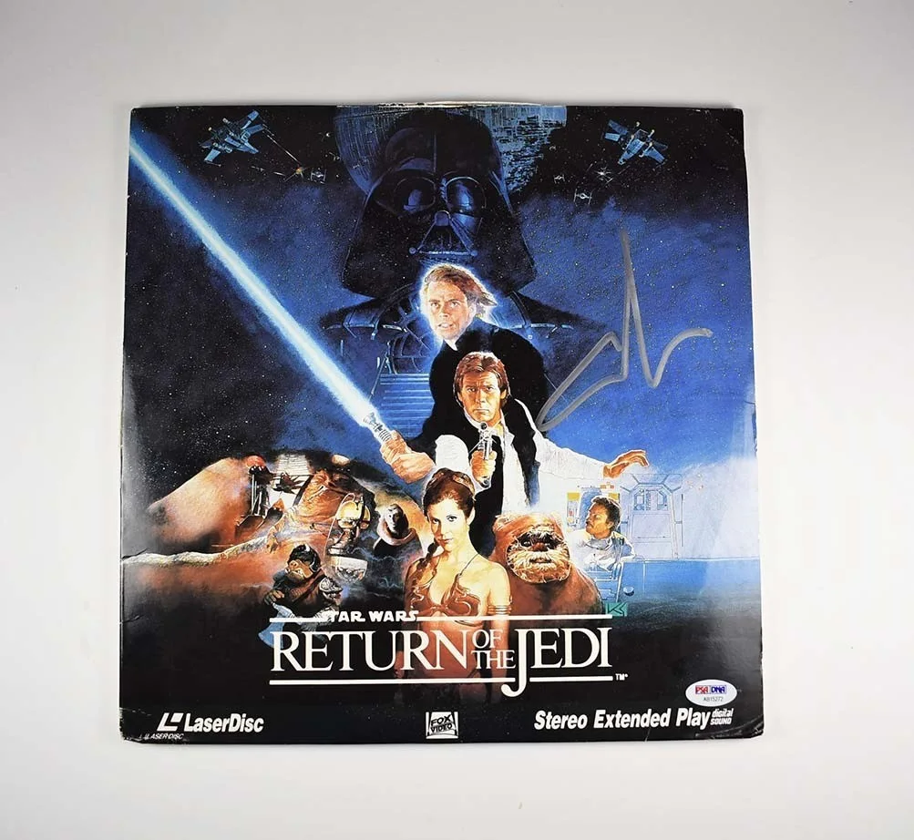 George Lucas — George Lucas Star Wars Return of Jedi Autographed Signed Laserdisc PSA/DNA COA