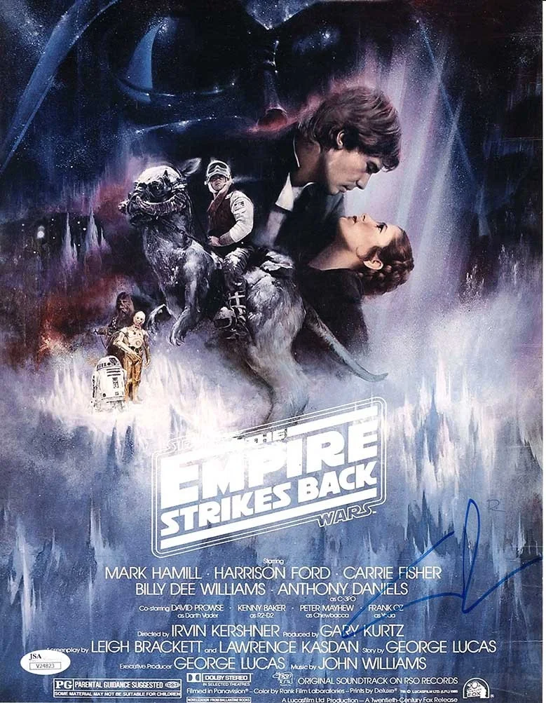 George Lucas — George Lucas Star Wars Empire Strikes Autographed Signed 11x14 Photo JSA COA