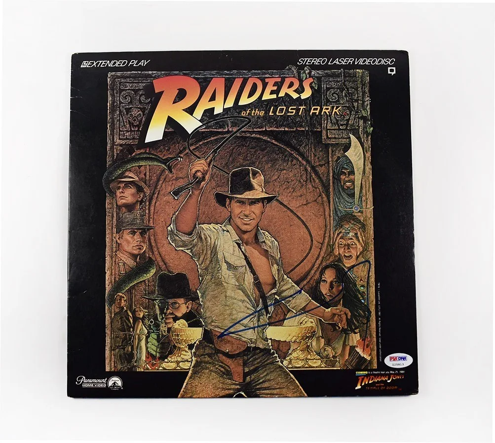 george lucas — George Lucas Raiders of the Lost Ark Autographed Signed Laserdisc PSA/DNA COA