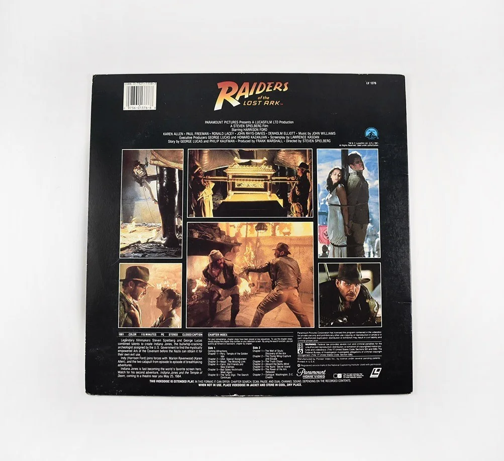 george lucas — George Lucas Raiders of the Lost Ark Autographed Signed Laserdisc PSA/DNA COA, image 2