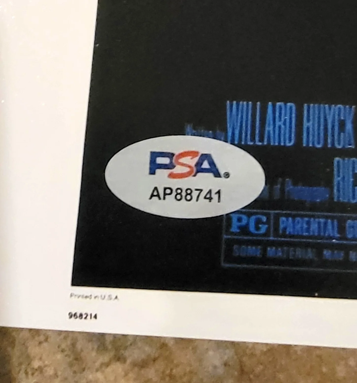 Willard Huyck — Willard Huyck signed 11x14 photo PSA DNA autograph Howard the Duck, image 2